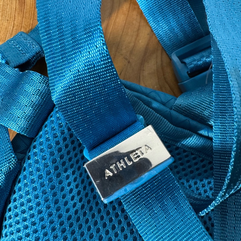 NWT Athleta Excursion Mini Belt Bag Pacific Blue Fanny Pack Crossover - Picture 5 of 6